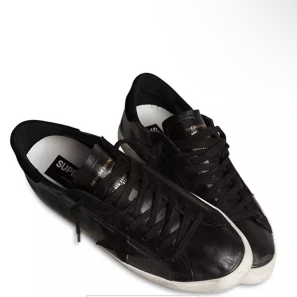 Golden Goose Men's Black and White Sneakers - Picture 6 of 11